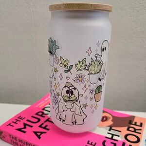 Ghost plant 8 Oz sublimation cup